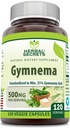 Herbal Secrets Gymnema Supplemento | 500 Mg Per Serving | 120 Veggie Capsule | Non-GMO | Gluten Free | Made in USA