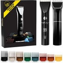 Il Beard Club Beard Trimmer per gli uomini - Cuscinetto ricaricabile senza cordone elettrico & Hair Trimmer - Alta potenza 7000 RPM - 8 guide di colore 45 lunghezze di trim uniche - Travel Lock