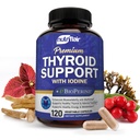 NutriFlair Thyroid Support Complex, 120 Capsule - con Iodio, Pepe Nero, Ashwagandha, Vitamina B12 - Integratore tiroideo per Donne e Uomini