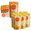 Brodo Deeply Rooted Organic Chicken Broth con Turmeric & Ginger | Nutrient Dense, Chef Crafted Bone Broth in Single Serving Pouches | Non Made From Concentrate, No Preservatives (6x 8.3 oz Pouches)