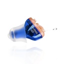 Apparecchi acustici, Amplificatore per udito, Apparecchi acustici a batteria per anziani CIC Nell'orecchio Amplfier Affordable Sound Enhancer Blue (orecchio sinistro)