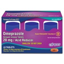 Ohm Omeprazole 20mg, 42 compresse di rilascio ritardato, Riduttore di acido per bruciore di stomaco frequente, 24-Hour Rilievo Medicina di bruciore di stomaco, Aiuta a Alleviare Stomach & Chest Discomfort (6 settimane di alimentazione, 42, Conte)