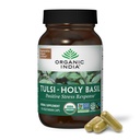 ORGANIC INDIA Tulsi San Basilio Capsule - Estratto di basilico Santo - San Basilio Foglia Supplemento, Integratore di erbe, Supporto Immune, Stress Relief, Vegan, Senza Glutine, Kosher, Organico, Non OGM - 90 Capsule