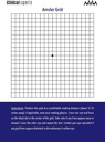 Griglia di occhio di Amsler con schienale magnetico - Strumento di screening della visione quotidiana per pazienti affetti da degenerazione maculare e glucoma (2 Pack)