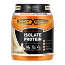 Fortezza del corpo 100% polvere di proteine isolate ultra-filtrate, Vanilla, proteine 60g & 12g BCAAs per 2 scoop, guadagno del muscolo & recupero, supporto immunitario con vitamine C & D, 1.5lbs, vary di imballaggio
