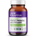 Nuovo Capitolo Advanced Perfect Vitamins Prenatal, 270ct, Realizzato con ingredienti organici, non OGM per il bambino sano e mamma - Folate (metilfolato), Intero-Fod Fermented Iron, Vitamina D3 + Ginger