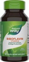 Via della natura Riboflavin Vitamina B2, 400 mg per porzione, Confezione da 3