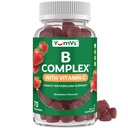 B Gummie complesse con vitamina C – Grande Degustazione 1 a Day Energy & Nervous System Support for Adults – Vegan, Kosher, Non-OGM Vitamina B Complex Gummies with B12, B6, Niacin & Folic Acid – 70 Count