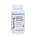 Serra-RX 40,000 SPU Serrapeptase - Acid-Resistant Proteolytic Systemic Enzyme, Non-GMO, Gluten Free, Vegan, 90 Veg Capsule