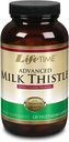 LIFETIME Latte Thistle Blend Liver Cleanse Formula | con radice di leone e curcuma (120 CT)
