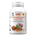 ANDREW LESSMAN Turmeric 400mg - 60 capsule - 95% Curcuminoidi come Phospholipid Complex per i benefici ottimali e l'assorbimento, Estratto standardizzato ad alta potenza, piccola facile da ingoiare capsule