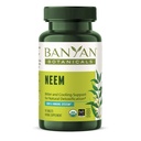 Banyan Botanicals Neem Tablets – Organic Neem Leaf (Azadirachta Indica) – Supporta la disintossicazione naturale, la pelle sana e la salute immunitaria* – 90 compresse – Non OGM Sostenibilmente Sorgente Vegan