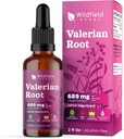 Estratto di radice di valeriana gocce 1000mg (Valeriana officinalis) Integratore di erbe assorbe meglio di capsule, 2 mesi di alimentazione, 84 Serve, Alcol-Free Tincture - 2 Oz, Confezione da 1