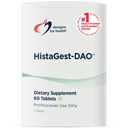 Designs for Health HistaGest-DAO - Diamine Oxidase DAO Enzyme per sostenere la digestione degli alimenti contenenti istamina - 20.000 HDU DAO Diamine Oxidase Enzymes (60 Tablet Gastro-Resistant)