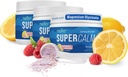 Nello Supercalm Drink Mix - Ashwagandha KSM 66, Magnesio Glycinate, L-teanina, Vitamina D3 - Ashwagandha Root Extract, Magnesium & L-Theanine Supplement - (30 Serve) - 3 Pack