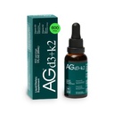 AG1 Vitamina D3 K2 Gocce, 1000IU di vitamina D3 e 100mcg di K2 per porzione, Supporta la densità di ossa e l'assorbimento di calcio (verdi atletici)