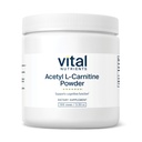 Vital Nutrients Acetyl L-Carnitine Powder | Brain, Memory e Cognitive Support Supplemento* | Vegan | Gluten, Dairy, Soy Free | Non-GMO | 100 Grammi