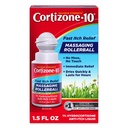 Cortizone-10 Massima resistenza Itch Rilievo Massaggiante Rollerball, 1% Hydrocortisone, Fast-Acting, Anti-Itch Liquid per Bug Bites, Rash, Eczema, Psoriasis, Poison Ivy, Oak, Sumac, 1,5 fl. oz