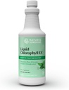 Clorofilla liquida della luce solare della natura - Supporto per l'immunità, Detox & Cleanse, Gocce liquide della clorofilla con olio di mensola, Boost di energia naturale, Deodorante interno - 16 Fl Oz