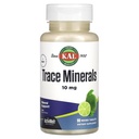 KAL Trace Minerals, 10 mg Integratori Minerali, Integratori Naturali Lime Flavor Trace Minerals, Tabelle di Attivazione Dissolve per Assorbimento Minerale Optimal Trace, 90 Serve, 90 Tavole Micro