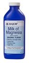 MAJOR Latte di Magnesia Saline Lassativo - Aroma originale - Efficace Rilievo di Pernottamento - Stimolant-Free, Sugar-Free - 16 Fl Oz
