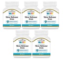 21st Secolo Lento Rilasciare Ferro Tablets - 60 ct, Confezione di 5 - Imballaggio May Vary
