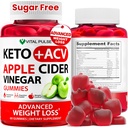 Keto ACV Gummies Perdita di peso avanzata - Zucchero Free ACV Keto Gummies - Supplemento pancia per donne e uomini - Detox - Aceto di sidro di mele - Aroma di mela