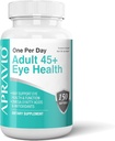 Adulto 45+ Vitamine occhio salute w/Vitamina C, Vitamina E, Zinco, Rame, & Omega-3 acidi grassi per la salute della visione & protezione degli occhi, 150 Softgels