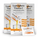 LivOn Laboratories Lypo–Spheric Vitamin C – 3 Cartoni (90 Packets) – 1.000 mg di vitamina C & 1.000 mg di Phospholipids Essential Per Packet – Liposome Incapsulato per un migliore assorbimento – 100% Non-OGM