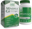 Health Thru Nutrition Mindful GI - Healthy Mind & Gut Complex | con Digexin, Magnesium, L-Glutamina e Probiotico per il supporto Gut-Brain Axis | Regolarità, Bloating, Calmness Supplement
