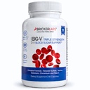Bricker Labs Big-V Triple Strength Vanadyl Supplemento: Vanadyl Sulfate 30 mg, Taurina 600 mg, Selenio, Cromo e Niacina, Integratore minerale misto capsule 90 ct