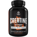 Natures Craft High Strength Tri Phase Creatine Tablets for Women & Men - Formula Blend of Creatine Monohydrate, 300mg HCL & Pyruvate Supplement - Muscle Mass Gain & Recovery Supplement - 240 compresse