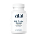 Vital Nutrients Milk Thistle Extract 250mg | Vegan Milk Thistle Supplemento per il fegato Funzione & Detox | Supporto antiossidante per la produzione di Glutathione