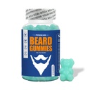 Grande manichino di crescita del cuscinetto per gli uomini, 60 gummie aromatizzate al mirtillo, con 10K MCG Biotin B12 Collage e Elite Beard Hair Grooming Nutrients & Vitamins, Crescere più forte, più lungo, Thicker & Fuller Beard