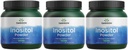 Swanson 100% Pure Inositol Powder - Supplemento naturale Promuovere la messa a fuoco e il relax - Nerve & Cellular Support - (8oz) 3 Pack