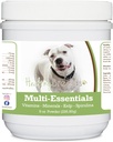 Toro di petto sano, bianco, polvere multi-estentiale per cani - un integratore ideale di vitamine, minerali e antiossidanti per il vostro cane - 8 oz
