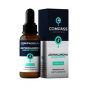 COMPASS LABORATORY Ashwagandha Liquid Drops - Mood Support and Wellness Supplement - Natural Cortisol Manager e Immune Booster - 2 fl oz