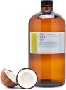 PureC60OliveOil C60 Organic MCT Coconut Oil 1L / 33.8 Fl Oz - 99.95% Carbon 60 Solvent Free 400mg - Amber Glass Bottiglia - Carbon 60 Coconut Oil - dal produttore globale leader