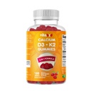 Vitamina D3 + K2 Gummies – Bone & Heart Health Support – 180 Gummie Vegane a base di pectina