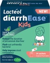 diarrhEase Kids - uno Stretto postbiotico sicuro, privo di droga e clinicamente testato che accorcia la durata della diarrea occasionale- funziona naturalmente con il corpo del vostro bambino, 24 conte