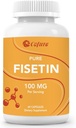 Integratori di Fisetin, 100 mg di Flavonoide Bioattivo Naturale, 98% puro, Supporto di Invecchiamento, Non OGM, Senza Glutine, 60 capsule, 60 porzioni