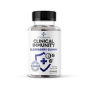 Immunità clinica LifeSeasons - Gummies di sambuco - Supporta un sistema immunitario sano - 25 Anziani per pancia - Maltodextrin-Free - Vitamina C, Vitamina D3, Zinc & Elderberry Extract - 75 Gummies