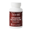 BRAINMD Advanced Blood Flow - 60 Capsule Vegan - Supporto Nitric Oxide per il cervello e il corpo - Gluten Free - 30 Serve