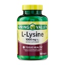 L-Lysine 1000mg compresse – Aminoacido essenziale per il supporto immunitario, formazione di collagene e salute della pelle – Integratore di lisina ad alta potenza, 100 conte, senza glutine (pacchetto di 1)
