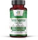 Organic Aura Neem Supreme Capsules. 150 capsule di veg. Triple Complex - Max Strength Pure High-Potency Azadirachta Indica Capsule. Antiossidante naturale, salute della pelle, supporto immunità Abundant.