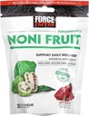 FORCE FACTOR Noni Fruit Chews for Immunity and Skin Health Support, Noni Juice Supplement, Antiossidante a base vegetale Superfood Chews, Gluten-Free, & Vegan, Apple Berry Flavor, 30 Soft Chews