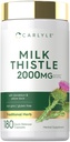 Carlyle Milk Thistle | 180 capsule | con Dandelion & Yellow Dock | Non-GMO, Gluten Free