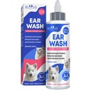 Cat & Dog Ear Cleaner Drops & Wash Solution - Trattamento di infezione otica lievito & Itchy Ear Relief per Pet - Rimozione della cera & Flush Remedy per qualsiasi animale