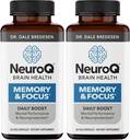 NeuroQ Memoria e messa a fuoco - Migliora le prestazioni cognitive e la funzione del cervello - Formula neuroprotettiva di Dr. Dale Bredesen - Gotu Kola Ginkgo Phosphatidylserine & Propolis - 60 capsule (Pack of 2)