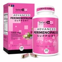 Perimenopause & Menopause Supplemento di supporto per le donne – Multi-Symptom Relief con Nero Cohosh & Rosso Clover Isoflavones | Ashwagandha Adaptogen & Herbal Blend | Supporto bilancia ormone | 120 capsule